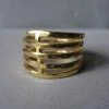 CollardManson Gold Plated Spiral Ring
