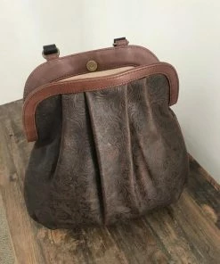 CollardManson Anya Bag Brown Floral