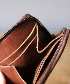 CollardManson Brown Square Wallet