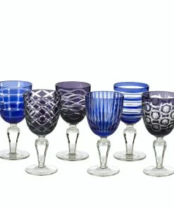 Pols Potten Set of 6 Copas De Vino Cobalto