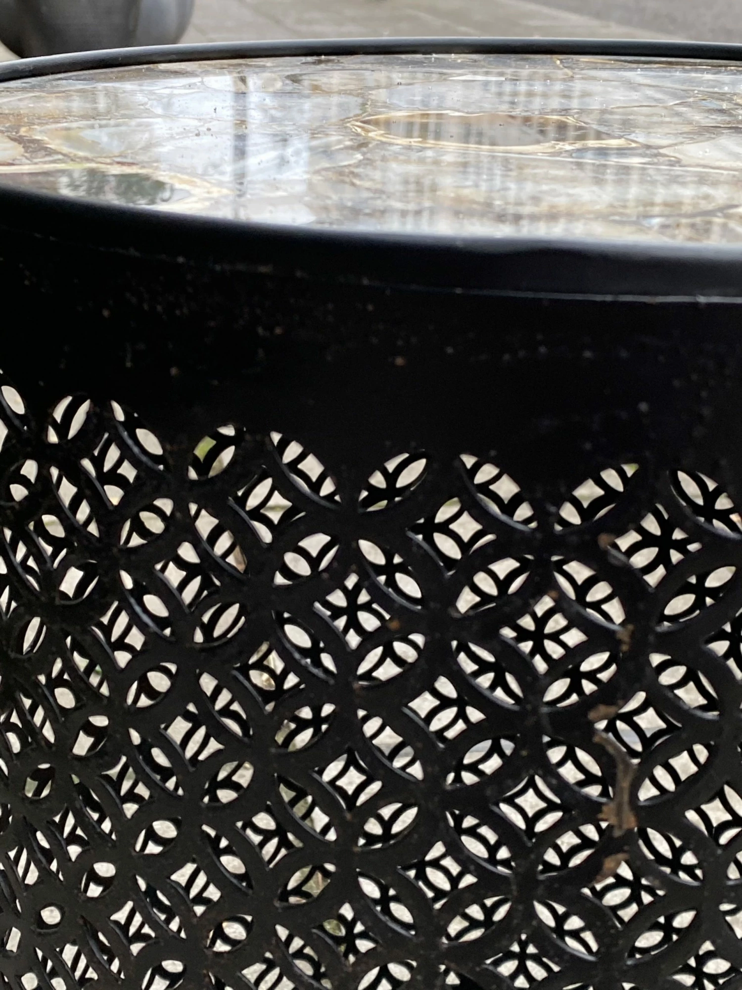 Pols Potten Brown/Black Side Table Precious With Stone Top 8 Pols Potten Brown/Black Side Table Precious With Stone Top