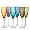 Pols Potten Champagne Cuttings Multicolour Glasses Set 6