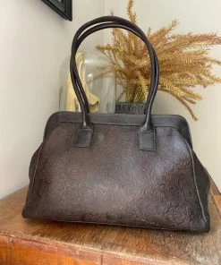 CollardManson Doctor Bag - Brown Floral