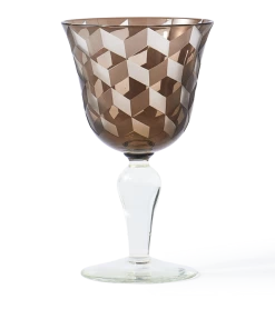 Pols Potten Set of 6 Multicolour Blocks Wine Glasses