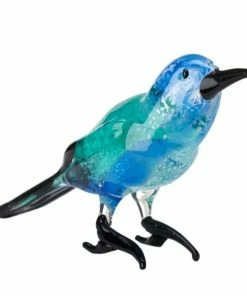 Pols Potten Set of 4 Glass Handmade Paradise Birds Figure
