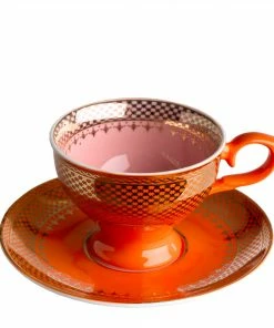 Pols Potten Set of 4 Grandma Espresso Cups and Saucers Set 12 Pols Potten Set of 4 Grandma Espresso Cups and Saucers Set