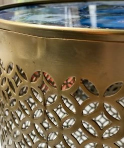 Pols Potten Gold Side Table Precious with Stone Top 16 Pols Potten Gold Side Table Precious with Stone Top