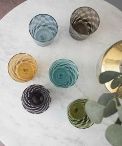 Pols Potten Multicolour Mit Schliff Glass Set 10 Pols Potten Multicolour Mit Schliff Glass Set