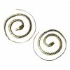 CollardManson Gold Plated 925 Silver Snake Spiral Earrings 1 CollardManson Gold Plated 925 Silver Snake Spiral Earrings