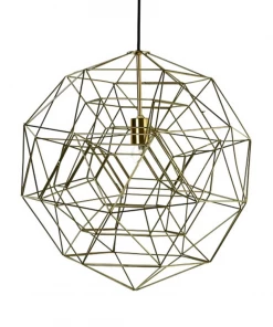 Pols Potten Small Golden Hexacomplex Lamp