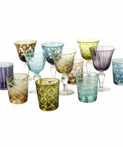 Pols Potten set of 6 wine glass cuttings multicolor 9 Pols Potten set of 6 wine glass cuttings multicolor