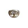 CollardManson Tree Of Life Ring Gold Plated