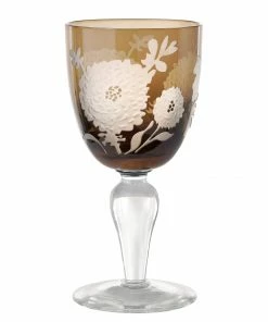 Pols Potten Wine Glass Peony Set 6
