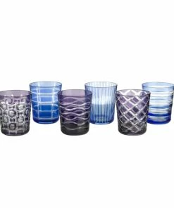 Pols Potten Cobalt Mix Glasses Set