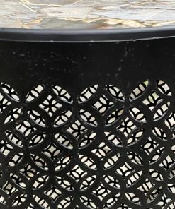 Pols Potten Brown/Black Side Table Precious With Stone Top 16 Pols Potten Brown/Black Side Table Precious With Stone Top