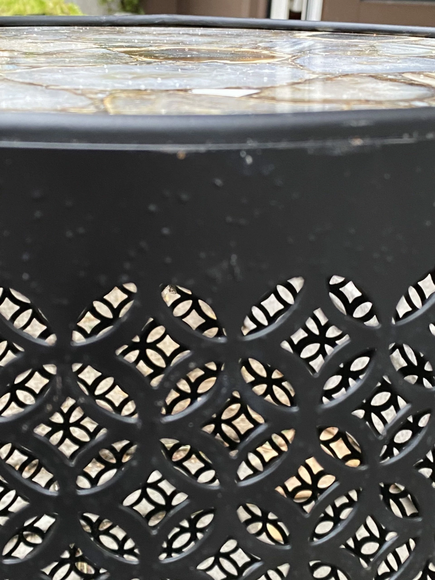 Pols Potten Brown/Black Side Table Precious With Stone Top 9 Pols Potten Brown/Black Side Table Precious With Stone Top