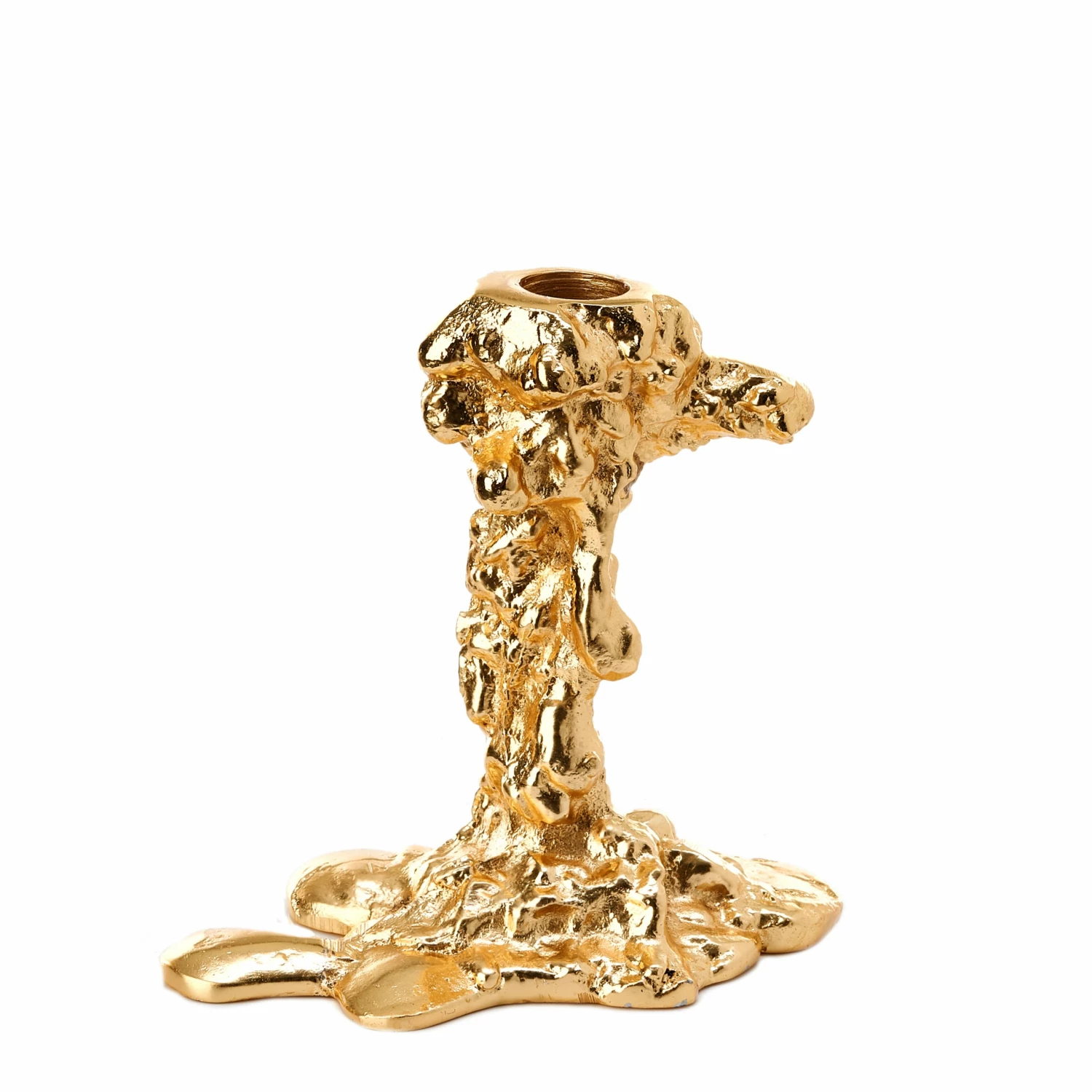 Pols Potten Small Gold Drip Candle Holder Small 5 Pols Potten Small Gold Drip Candle Holder Small