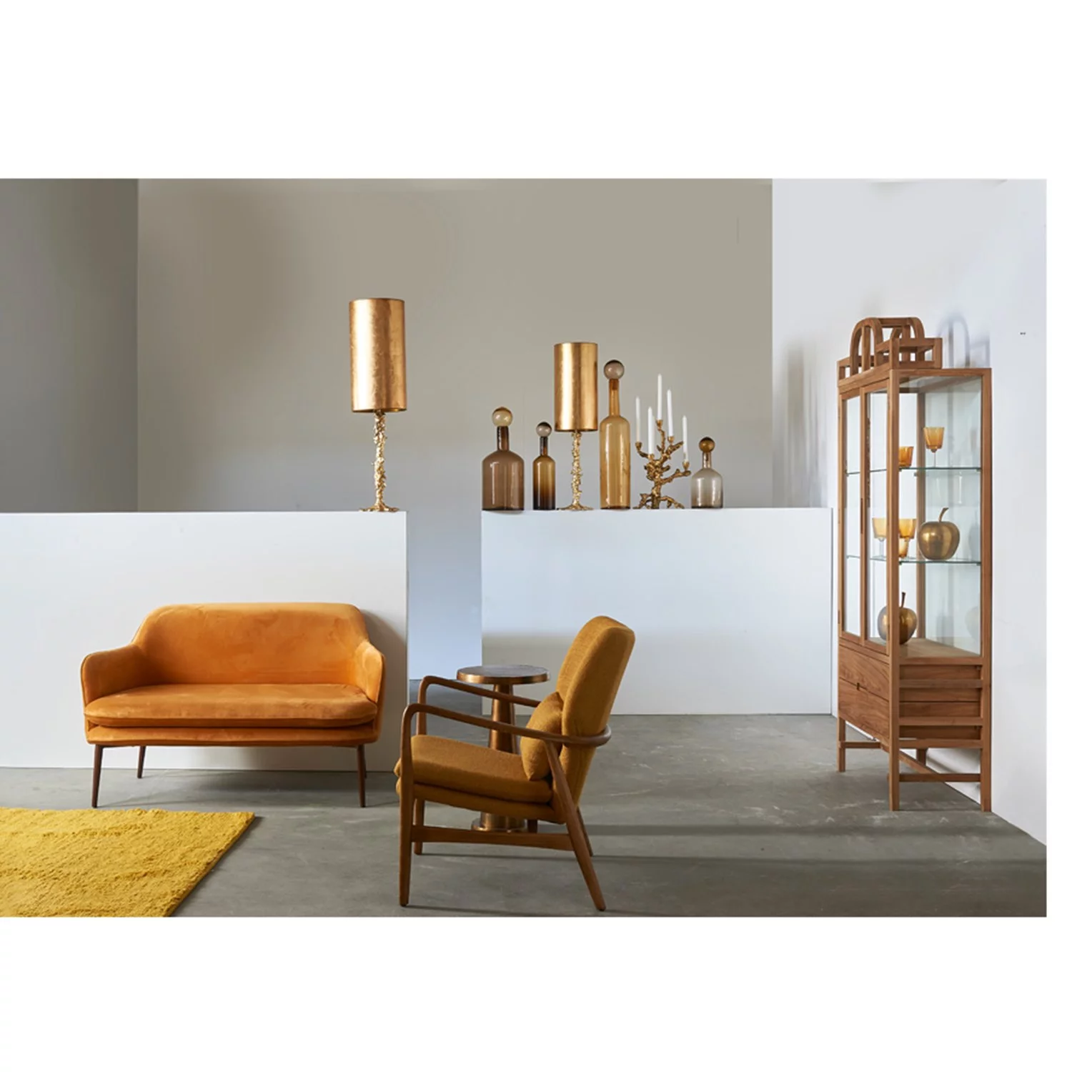 Pols Potten 24.5cm Smoked Colored Glass Decorative Bottle with Amber Cap 4 Pols Potten 24.5cm Smoked Colored Glass Decorative Bottle with Amber Cap