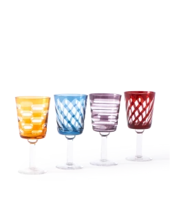 Pols Potten Tubular Wine Glass - 4 colours available