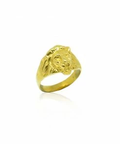 CollardManson Gold Plated Lion Ring