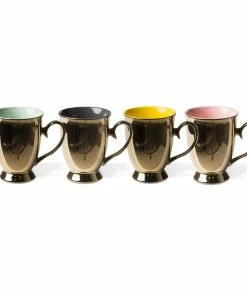 Pols Potten Mugs Legacy Set 4 Gold