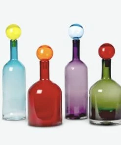 CollardManson Sales 2022 34 Pols Potten Giant Multi Coloured Glass Decanters