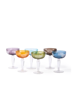 Pols Potten Champagne Coupe Multicolour Set Van 6