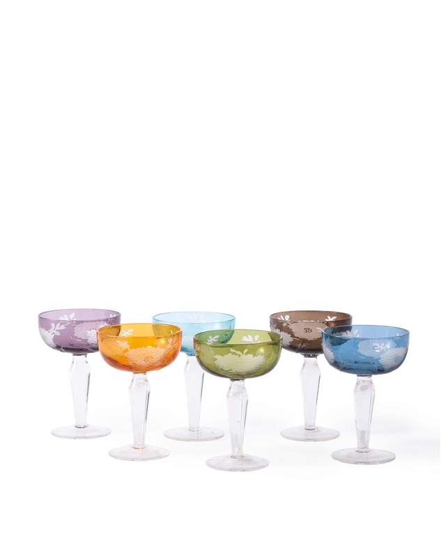Pols Potten Champagne Coupe Multicolour Set Van 6 3 Pols Potten Champagne Coupe Multicolour Set Van 6