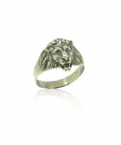 CollardManson Silver Lion Ring