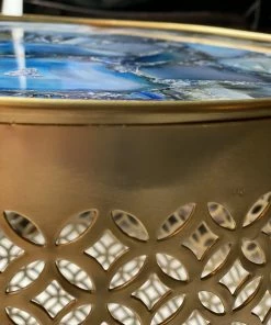 Pols Potten Gold Side Table Precious with Stone Top 17 Pols Potten Gold Side Table Precious with Stone Top