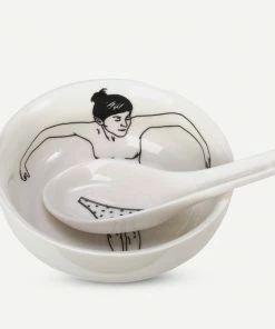 Pols Potten Undressed Bowls And Spoons Set Of Four