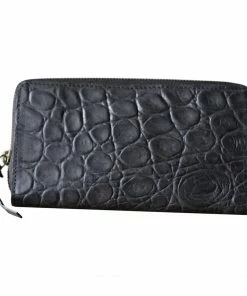 CollardManson Black Crocodile Wallet