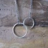 CollardManson 925 Silver Hoop Necklace