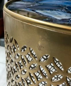 Pols Potten Gold Side Table Precious with Stone Top 20 Pols Potten Gold Side Table Precious with Stone Top